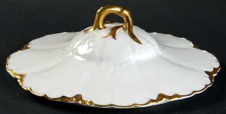 Ranson (Gold Trim) Lid for Round Vegetable by Haviland