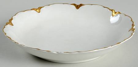 Ranson (Gold Trim) Large Coupe Soup Bowl