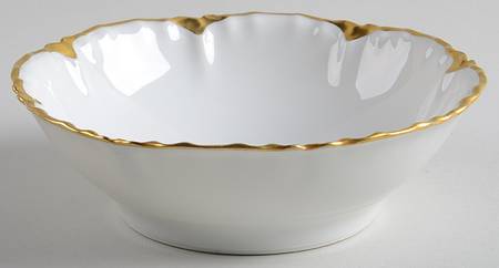 Ranson (Gold Trim) Oatmeal Bowl