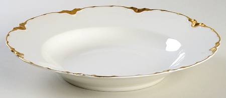 Ranson (Gold Trim) Large Rim Soup Bowl