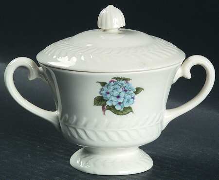 Regents Park Hydrangea Sugar Bowl & Lid