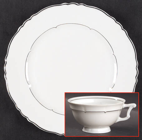 Rivoli (Platinum Trim) by Haviland