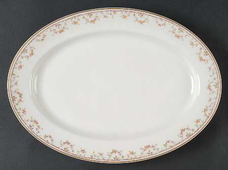 Schleiger 109b 14" Oval Serving Platter by Haviland