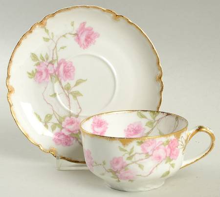 Schleiger 1151B Flat Cup & Saucer Set