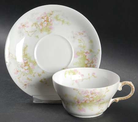 Schleiger 146D Flat Cup & Saucer Set