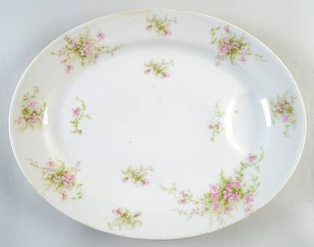 Schleiger 157 15" Oval Serving Platter by Haviland