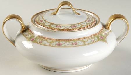 Schleiger 170a Sugar Bowl & Lid by Haviland