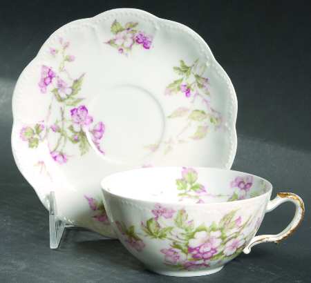 Schleiger 241A Flat Cup & Saucer Set