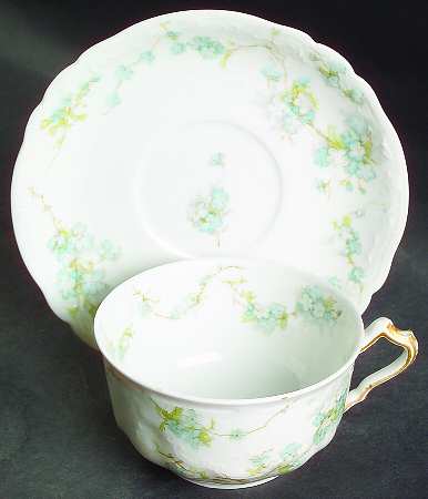 Schleiger 248L Flat Cup & Saucer Set