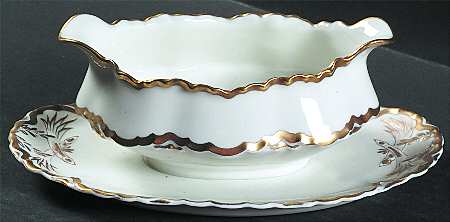 Schleiger 25 Gravy Boat with Attached Underplate
