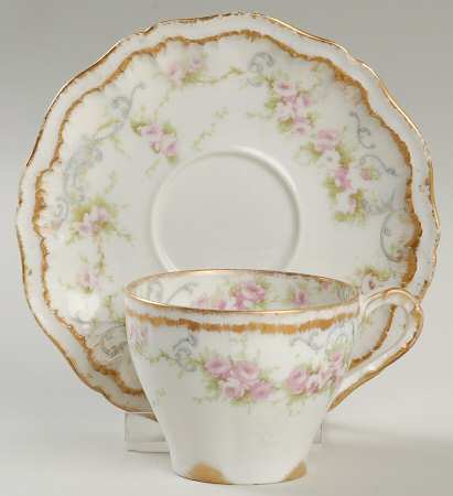 Schleiger 340 Flat Demitasse Cup & Saucer Set