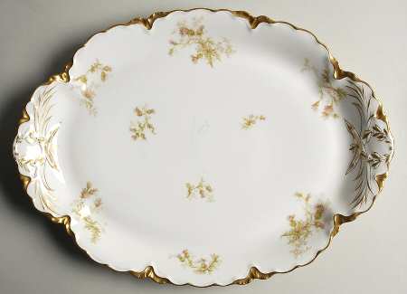 Schleiger 41C 16" Oval Serving Platter by Haviland