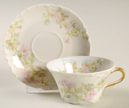 Schleiger 46 Flat Demitasse Cup & Saucer Set