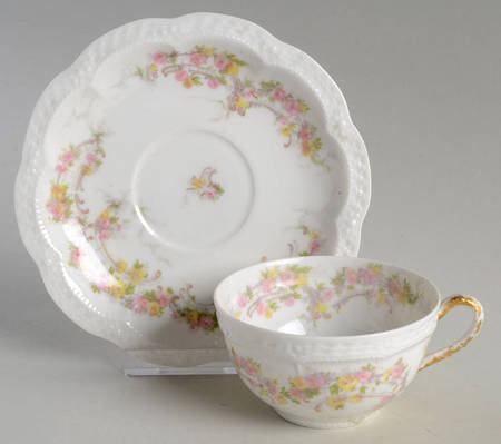 Schleiger 475g Flat Cup & Saucer Set by Haviland