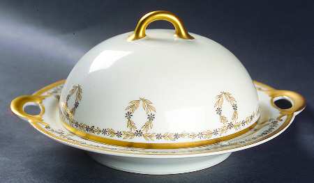 Schleiger 557 Round Covered Butter by Haviland
