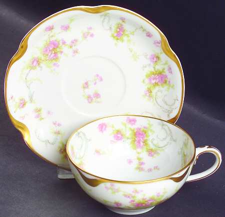 Schleiger 57M Flat Cup & Saucer Set