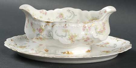 Schleiger 57N Gravy Boat with Attached Underplate