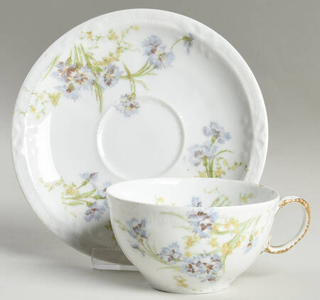 Schleiger 603b Flat Cup & Saucer Set