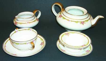 Schleiger 625A Ramekin & Saucer Set by Haviland
