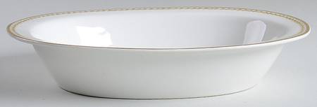 Schleiger 792a 10" Oval Vegetable Bowl
