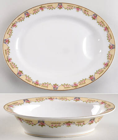 Schleiger 860 13" Oval Serving Platter by Haviland