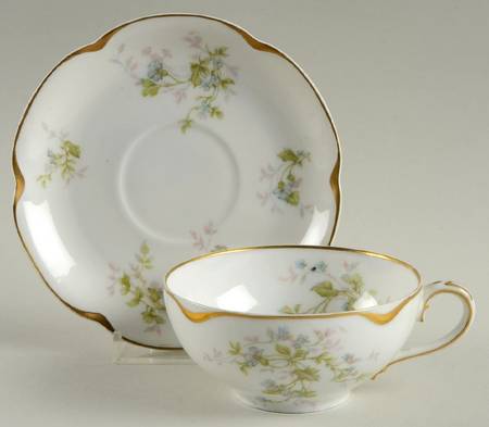 Schleiger 904D Flat Cup & Saucer Set