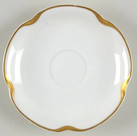 Silver Anniversary Saucer for Flat Demitasse Cup