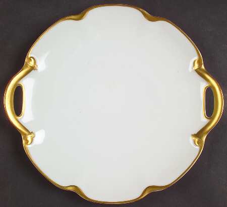 Silver Anniversary Handled Cake Plate