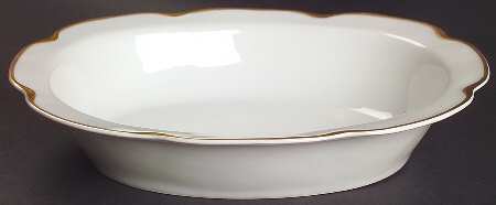 Silver Anniversary 10" Oval Vegetable Bowl