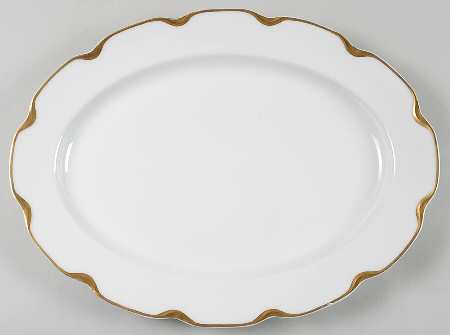 Silver Anniversary 16" Oval Serving Platter