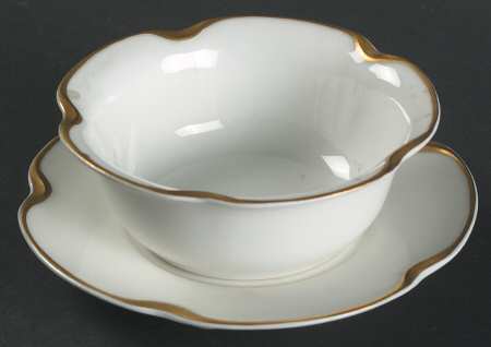 Silver Anniversary Ramekin & Saucer Set