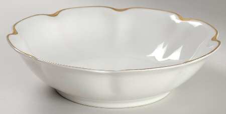Silver Anniversary 9" Round Vegetable Bowl
