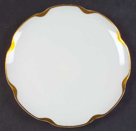 Silver Anniversary Coupe Luncheon Plate
