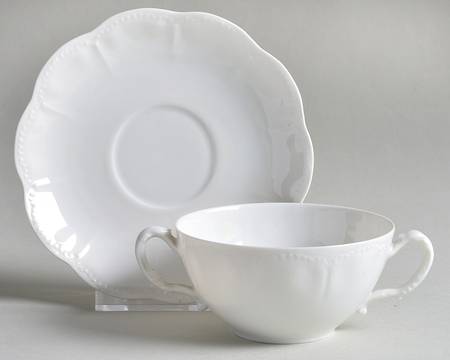 Star Flat Bouillon Cup & Saucer