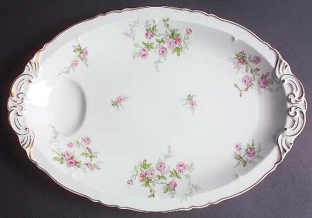 Sylvia White (Louis XIV, Newer) 16" Oval Serving Platter