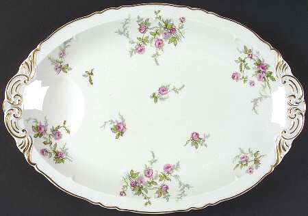 Sylvia White (Louis XIV, Newer) 15" Oval Serving Platter