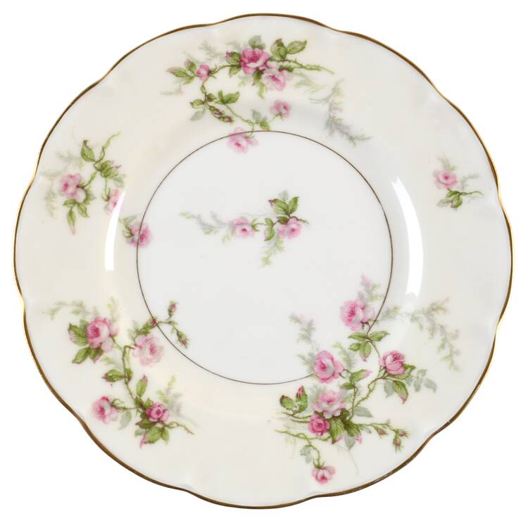 Sylvia Cream (Isle de France, Cream) Luncheon Plate