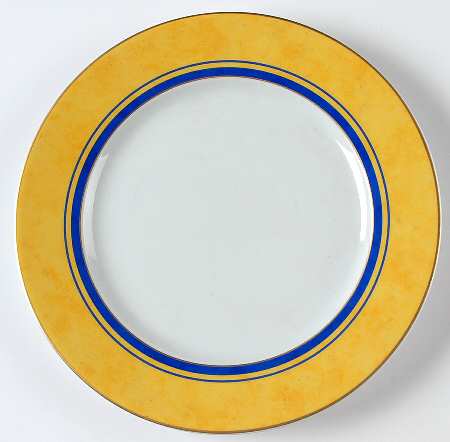 Toscane Safran (Saffron) Dessert Luncheon Plate