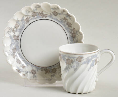 Valmont Flat Demitasse Cup & Saucer Set by Haviland