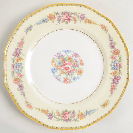 Vendome (Older, Yellow Trim) by Haviland
