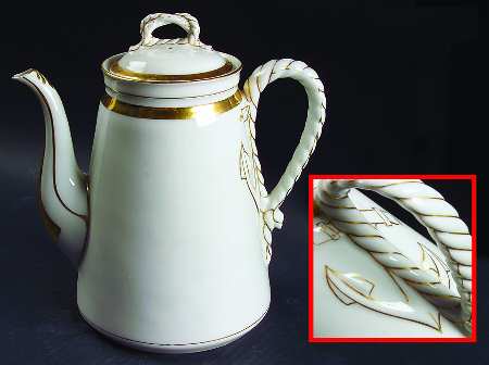 Wedding Ring Coffee Pot & Lid by Haviland