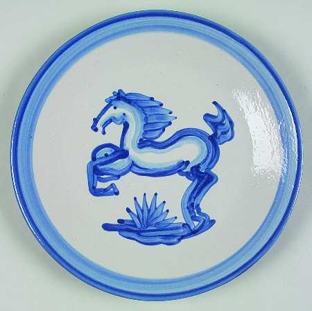 Blue Horse Salad/Dessert Plate