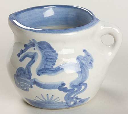 Blue Horse Mini Creamer