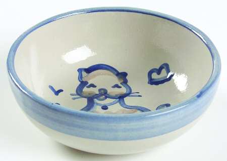 Country Scene Blue Coupe Cereal Bowl