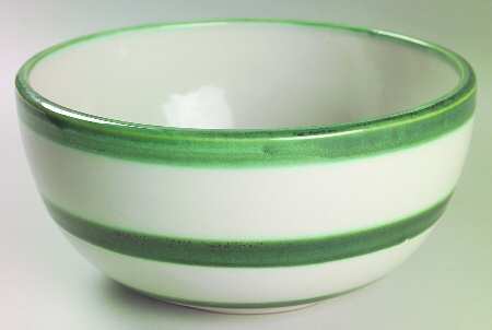 Pear and Grape Green 8" Salad Serving Bowl