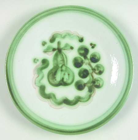 Pear and Grape Green Salad/Dessert Plate