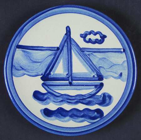 Sailboat Bread & Butter Plate
