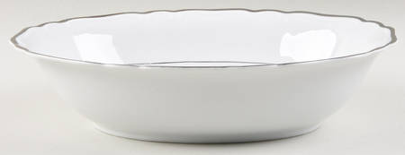 Silver Sonata 10" Oval Vegetable Bowl