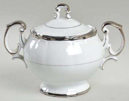 Silver Sonata Sugar Bowl & Lid