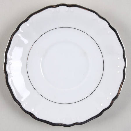 Silver Sonata Saucer